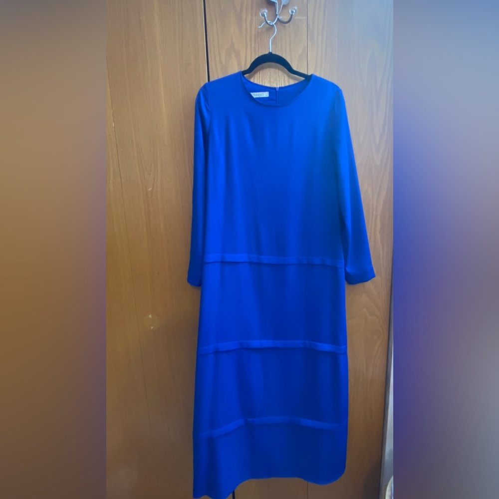 Royal blue maxi dress
